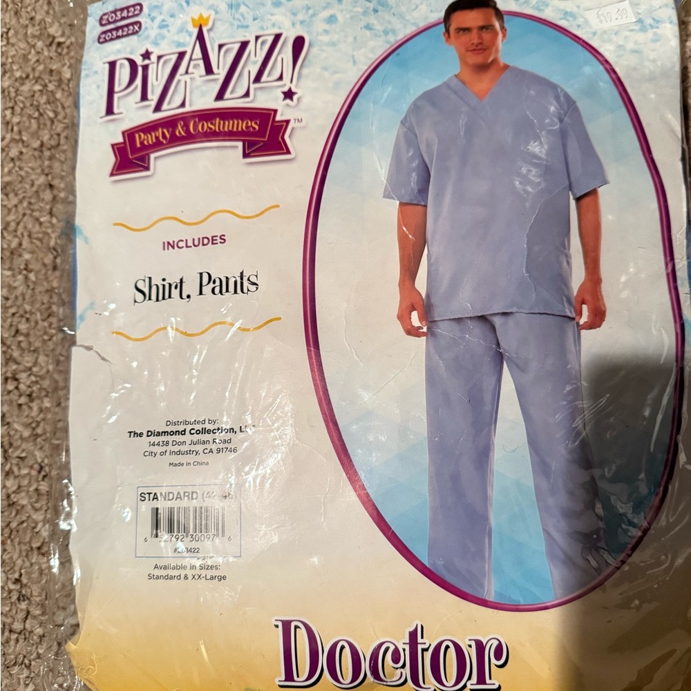 Men’s Halloween Doctor scrubs